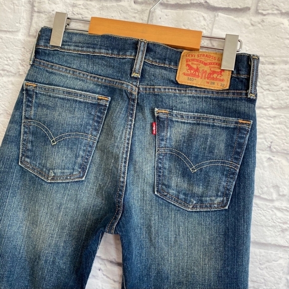 ✨️RARE✨️LEVI’S 510 Blue Skinny Jeans - Picture 4 of 10